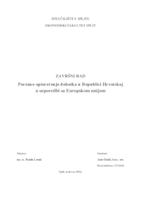 prikaz prve stranice dokumenta Porezno opterećenje dohotka u Republici Hrvatskoj u usporedbi sa Europskom unijom