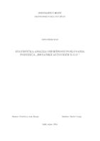 prikaz prve stranice dokumenta STATISTIĈKA ANALIZA USPJEŠNOSTI POSLOVANJA PODUZEĆA „HRVATSKE AUTOCESTE D.O.O.“