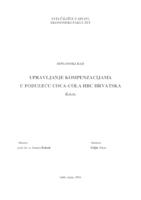 prikaz prve stranice dokumenta UPRAVLJANJE KOMPENZACIJAMA U PODUZEĆU COCA-COLA HBC HRVATSKA d.o.o.