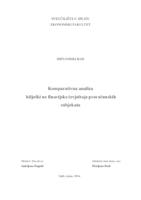 prikaz prve stranice dokumenta Komparativna analiza bilješki uz finacijske izvještaje proračunskih subjekata