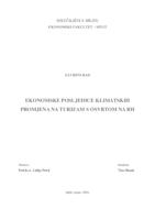 prikaz prve stranice dokumenta EKONOMSKE POSLJEDICE KLIMATSKIH PROMJENA NA TURIZAM S OSVRTOM NA RH