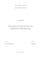 prikaz prve stranice dokumenta STRATEŠKO PLANIRANJE RAZVOJA PROMETNOG SEKTORA U RH