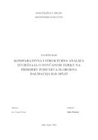 prikaz prve stranice dokumenta KOMPARATIVNA I STRUKTURNA ANALIZA IZVJEŠTAJA O NOVČANOM TIJEKU NA PRIMJERU PODUZEĆA SLOBODNA DALMACIJA D.D. SPLIT