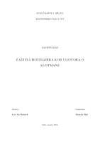 prikaz prve stranice dokumenta ZAŠTITA HOTELIJERA KOD UGOVORA O ALOTMANU