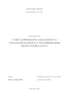 prikaz prve stranice dokumenta UTJECAJ PROGRAMA LOJALNOSTI NA PONAŠANJE POTROŠAČA MALOPRODAJNIH TRGOVAČKIH LANACA