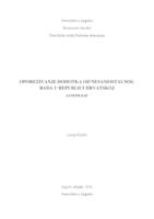 prikaz prve stranice dokumenta Oporezivanje dohotka od nesamostalnog rada u Republici Hrvatskoj.