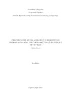 prikaz prve stranice dokumenta Preferencije kupaca o kupnji u diskontnim prodavaonicama i supermarketima u Republici Hrvatskoj