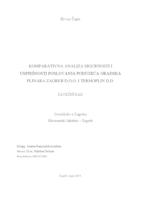 prikaz prve stranice dokumenta Komparativna analiza sigurnosti i uspješnosti poslovanja poduzeća Gradska plinara Zagreb d.o.o. i Termoplin d.d.