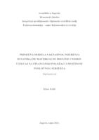 prikaz prve stranice dokumenta Primjena modela naknadnog mjerenja dugotrajne materijalne imovine i njihov utjecaj na financijski položaj i uspješnost poslovnog subjekta