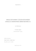 prikaz prve stranice dokumenta MIGRACIJE IZMEĐU ZAPADNOEUROPSKIH ZEMALJA I SJEDINJENIH AMERIČKIH DRŽAVA