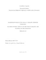 prikaz prve stranice dokumenta Makroekonomski učinci rata u Ukrajini : primjer eurozone
