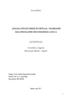prikaz prve stranice dokumenta Analiza financijskih izvještaja odabranih maloprodajnih drogerijskih lanaca