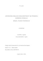 prikaz prve stranice dokumenta Usporedna analiza konkurentnosti na primjeru izabranih zemalja: Brazil i Ruska federacija