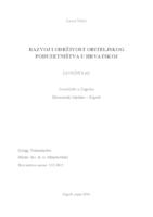 prikaz prve stranice dokumenta Razvoj i održivost obiteljskog poduzetništva u Hrvatskoj.