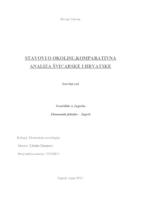 prikaz prve stranice dokumenta STAVOVI O OKOLIŠU - KOMPARATIVNA ANALIZA ŠVICARSKE I HRVATSKE