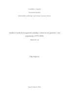 prikaz prve stranice dokumenta Analiza trenda heterogenosti zemalja s obzirom na gustoću i rast populacije (1970-2020)