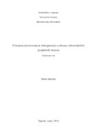 prikaz prve stranice dokumenta Primjena emocionalne inteligencije u sklopu informatičkih projektnih timova