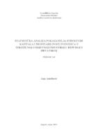 prikaz prve stranice dokumenta Statička analiza strukture kapitala i profitabilnosti poduzeća u tekstilnoj i odjevnoj industriji u Republici Hrvatskoj