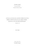 prikaz prve stranice dokumenta Analiza javnog duga Bosne i Hercegovine i prikaz odnosa dugovanja kroz model jednostavne linearne regresije