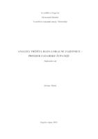 prikaz prve stranice dokumenta Analiza tržišta rada lokalne zajednice - primjer Zadarske županije