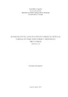 prikaz prve stranice dokumenta Komparativna analiza financijskih izvještaja farmaceutske industrije u Republici Hrvatskoj
