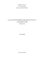 prikaz prve stranice dokumenta Analiza investicijskog osiguranja života u Europskoj Uniji