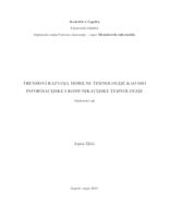 prikaz prve stranice dokumenta Trendovi razvoja mobilne tehnologije kao dio informacijske i komunikacijske tehnologije