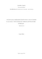 prikaz prve stranice dokumenta Potencijali primjene društveno odgovornih ulaganja u financiranju obnovljivih izvora energije