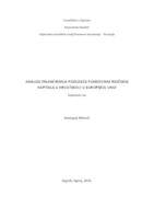 prikaz prve stranice dokumenta Analiza financiranja poduzeća fondovima rizičnog kapitala u Hrvatskoj i u Europskoj uniji