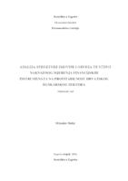 prikaz prve stranice dokumenta Analiza strukture imovine i obveza te učinci naknadnog mjerenja financijskih instrumenata na profitabilnost hrvatskog bankarskog sektora