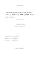 prikaz prve stranice dokumenta Trompenaarsovo kulturološko dimenzioniranje Portugala, Irske i Hrvatske