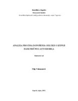 prikaz prve stranice dokumenta Analiza procesa donošenja odluke o kupnji električnog automobila