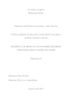 prikaz prve stranice dokumenta Utjecaj medija na mlade u donošenju odluke o kupnji odjeće i obuće