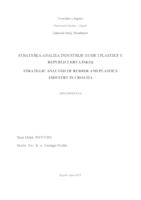 prikaz prve stranice dokumenta Strateška analiza industrije gume i plastike u Republici Hrvatskoj