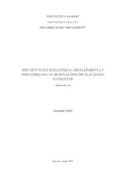 prikaz prve stranice dokumenta Specifičnosti strateškog menadžmenta u industrijama sa sezonalnim oscilacijama potražnje
