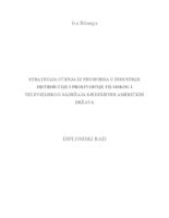 prikaz prve stranice dokumenta Strategija učenja iz neuspjeha u industriji distribucije i proizvodnje filmskog i televizijskog sadržaja Sjedinjenih Američkih Država