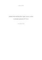 prikaz prve stranice dokumenta Operativni kontroling: Ciljevi, izazovi i analiza na primjeru poduzeća LPT d.o.o.