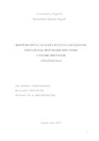 prikaz prve stranice dokumenta Komparativna analiza sustava socijalnog osiguranja Republike Hrvatske i Velike Britanije