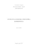 prikaz prve stranice dokumenta Povratna logistika i ekološka komponenta