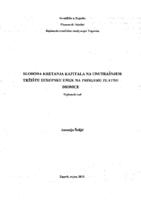 prikaz prve stranice dokumenta Sloboda kretanja kapitala na unutrašnjem tržištu Europske unije na primjeru Zlatne dionice