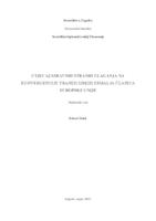 prikaz prve stranice dokumenta Utjecaji izravnih stranih ulaganja na konvergenciju tranzicijskih zemalja članica Europske unije