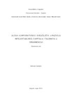 prikaz prve stranice dokumenta Uloga korporativnog sveučilišta u razvoju intelektualnog kapitala i talenata u organizaciji
