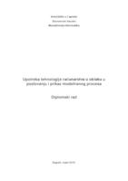 prikaz prve stranice dokumenta Upotreba računalstva u oblaku u poslovanju i prikaz modeliranog procesa