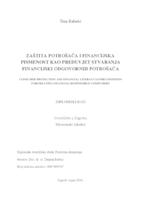 prikaz prve stranice dokumenta Zaštita potrošača i financijska pismenost kao preduvjet stvaranja financijski odgovornih potrošača