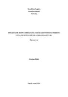 prikaz prve stranice dokumenta Istraživanje motiva održavanja fizičke aktivnosti na primjeru ustrajne motivacije polaznika joga centra