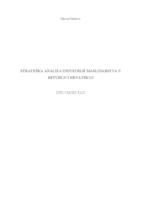 prikaz prve stranice dokumenta Strateška analiza industrije maslinarstva u Republici Hrvatskoj