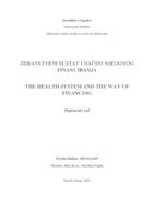 prikaz prve stranice dokumenta Zdravstveni sustav i načini njegovog financiranja