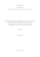 prikaz prve stranice dokumenta Potencijal distribucijskog povezivanja banaka i osiguratelja u Republici Hrvatskoj i usporedba sa zemljama Europske unije