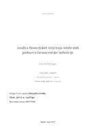 prikaz prve stranice dokumenta Analiza financijskih izvještaja odabranih poduzeća farmaceutske industrije