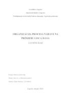 prikaz prve stranice dokumenta Organizacija procesa nabave na primjeru Lisca d.o.o.